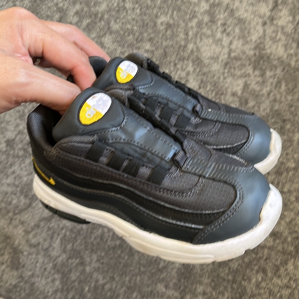Nike Boys Little Air Max 95 905462-028 Black Casual Shoes Sneakers